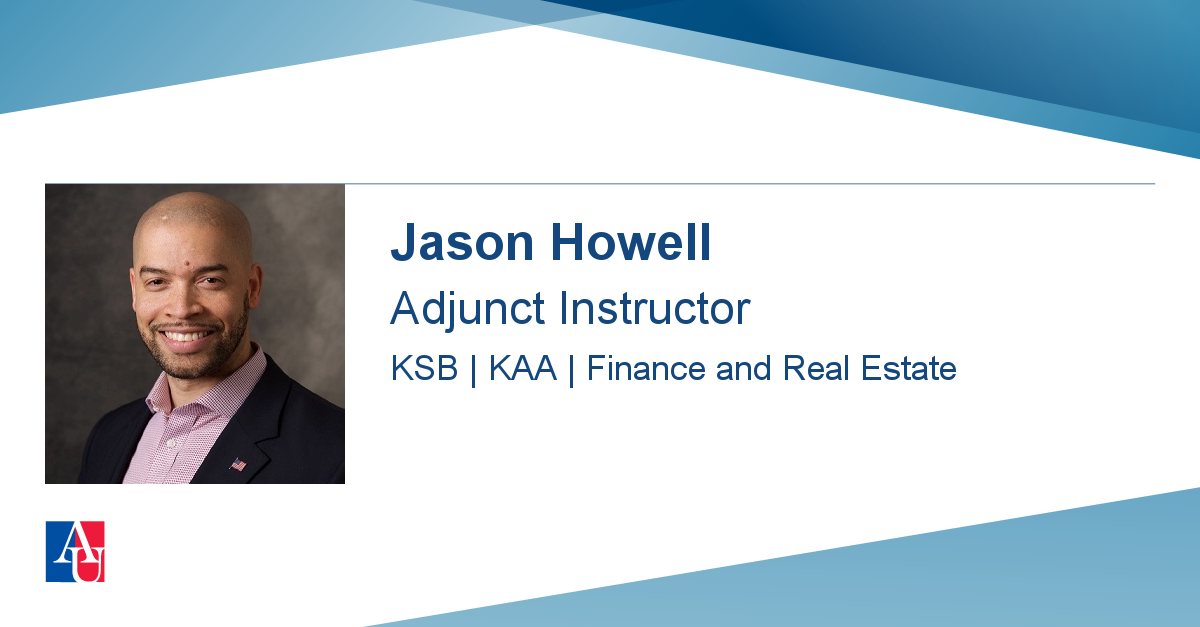 Faculty Profile: Jason Howell | American University, Washington, DC
