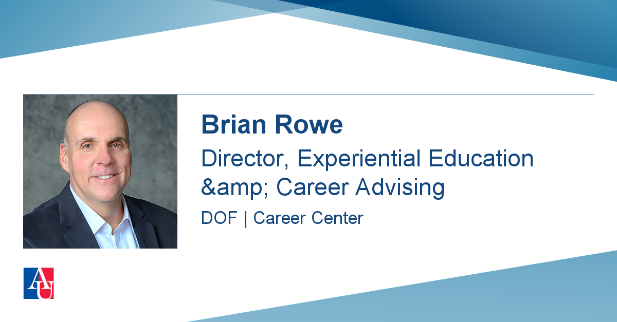 Profile Brian Rowe | American University, Washington, DC