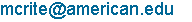 Send email to Mac Crite