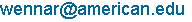 Send email to Jeffrey Wennar