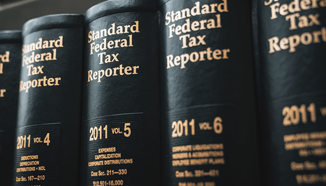 Volumes of tax law books