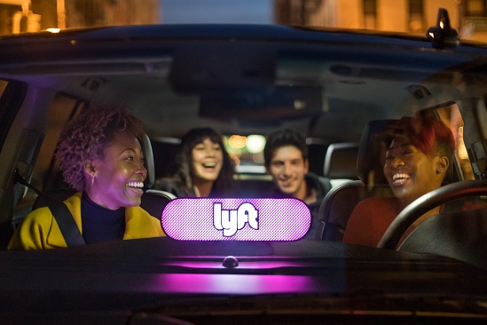 Laughing Lyft Riders