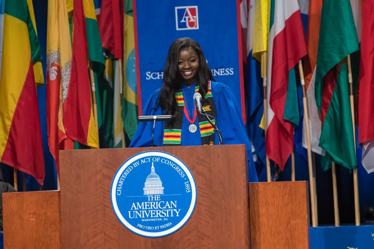 Genever Oppong commencement
