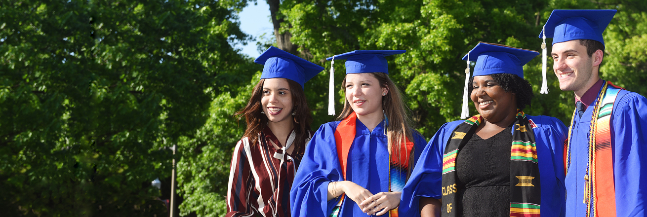 AU students at Commencement
