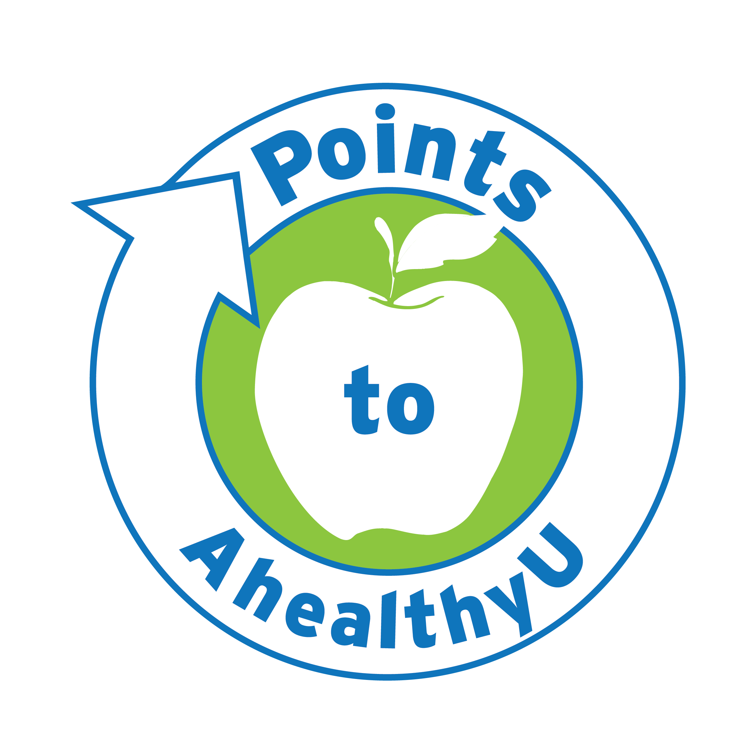 Points to AhealthyU logo