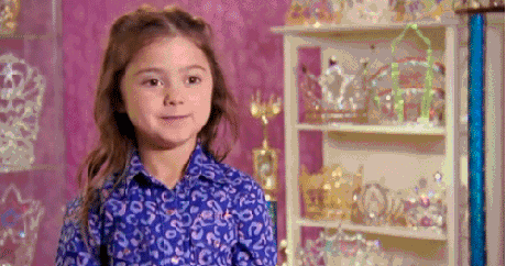 Little girl with a huge smile. 