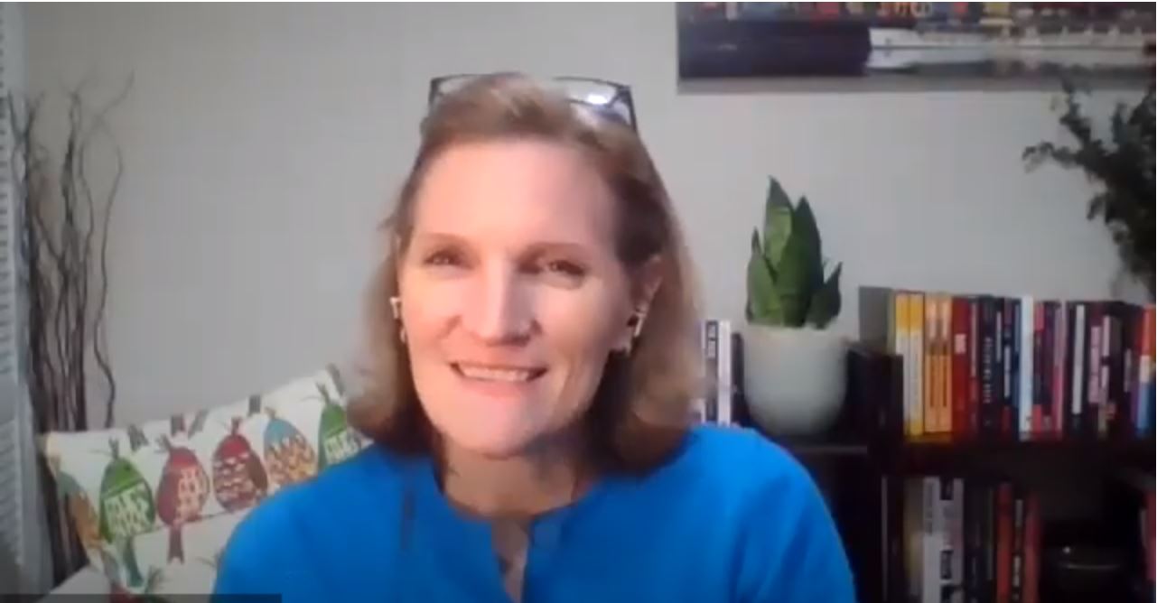 Zoom screenshot of Dr. Cynthia Miller-Idriss
