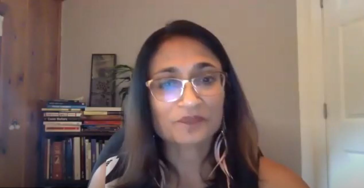 Zoom screenshot of Dr. Malini Ranganathan