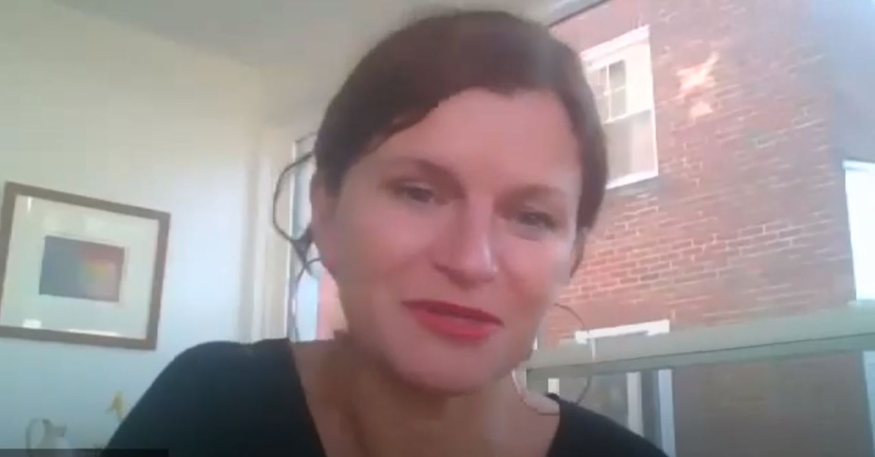 Zoom screenshot of Dean Jessica Waters