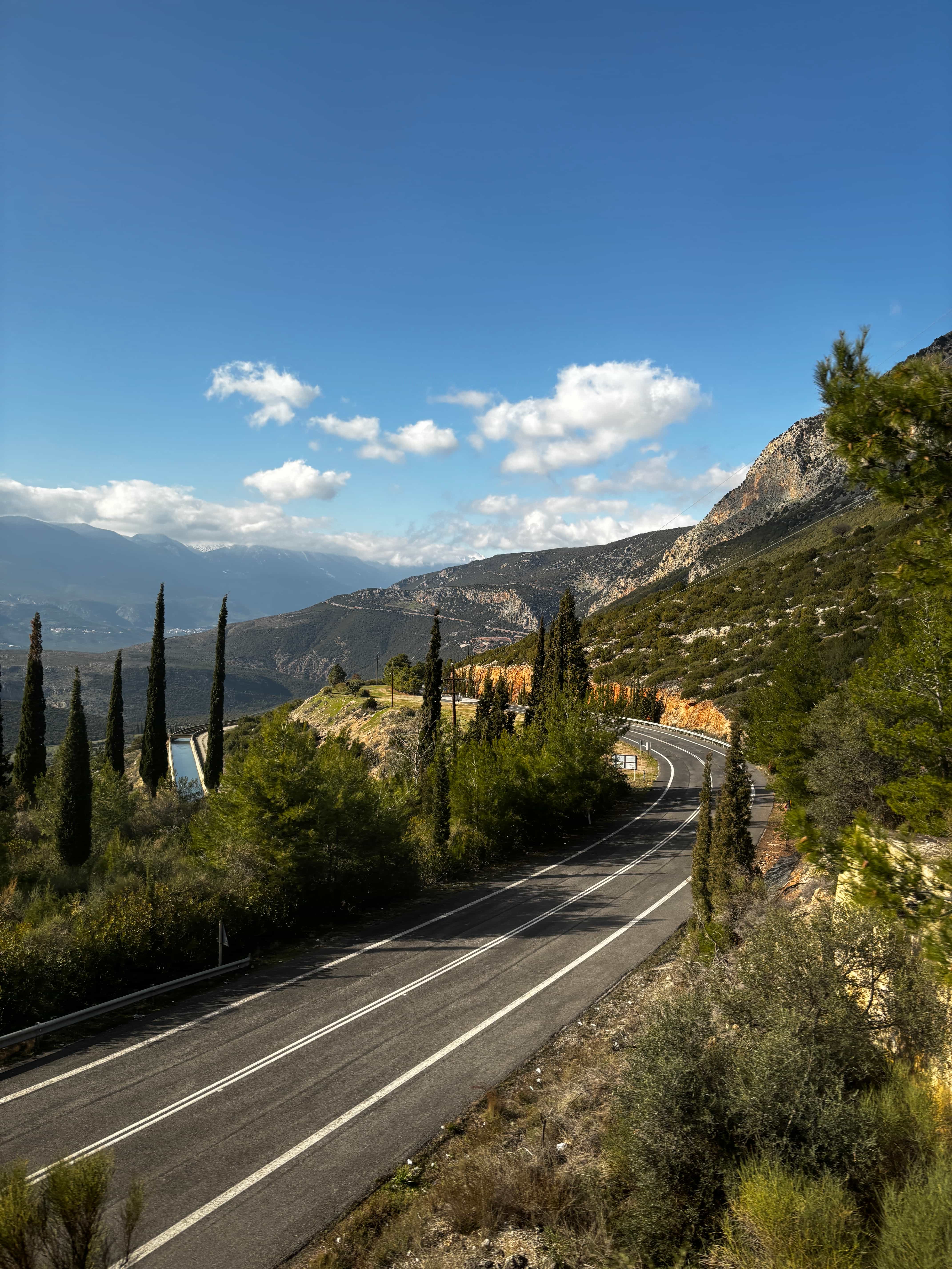 Views from a drive back to Thessaloniki.