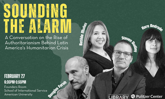 Sounding the Alarm: A Conversation on the Rise of Authoritarianism Behind Latin America's Humanitarian Crisis