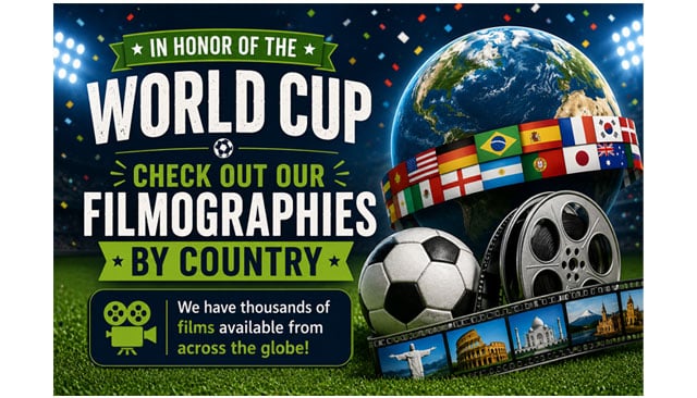 In honor of the World Cup - Check out our filmographies by country