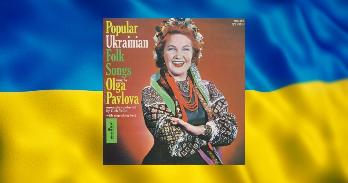 Cover art for Popular Ukrainian Folk Songs album