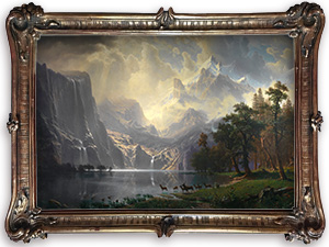 Albert Bierstadt's self portrait