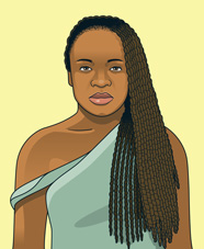 Illustrated image of Brittany Packnett Cunningham