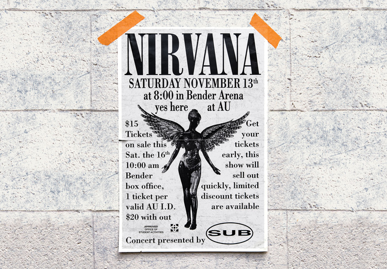 I Buy Nirvana Concert Posters