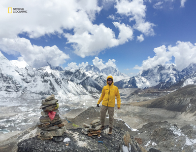 Sam Sheline on Mount Everest