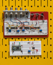 Breadboard and circuit