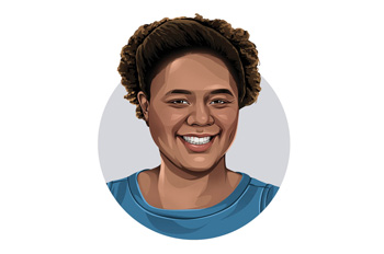 Illustrated image of Melissa Wells