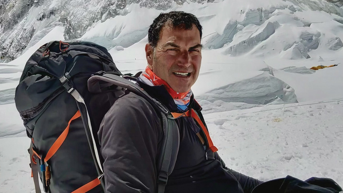 Len Forkas on Mount Everest