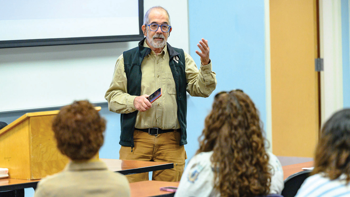 SOC professor Larry Engel