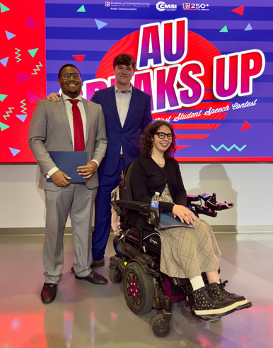 AU Speaks Up student winners