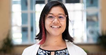 Meghann Seril is one of the research fellows and teaches at Broadway Elementary School in California. She is looking forward to the Baker coursework. Photo courtesy Teach Plus.
