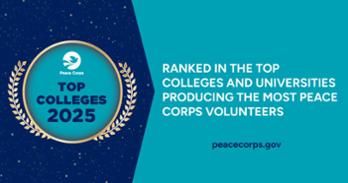 AU 2025 Peace Corps Top Producer