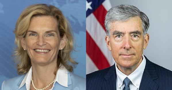 Doreen Bogdan-Martin and Chris Inglis