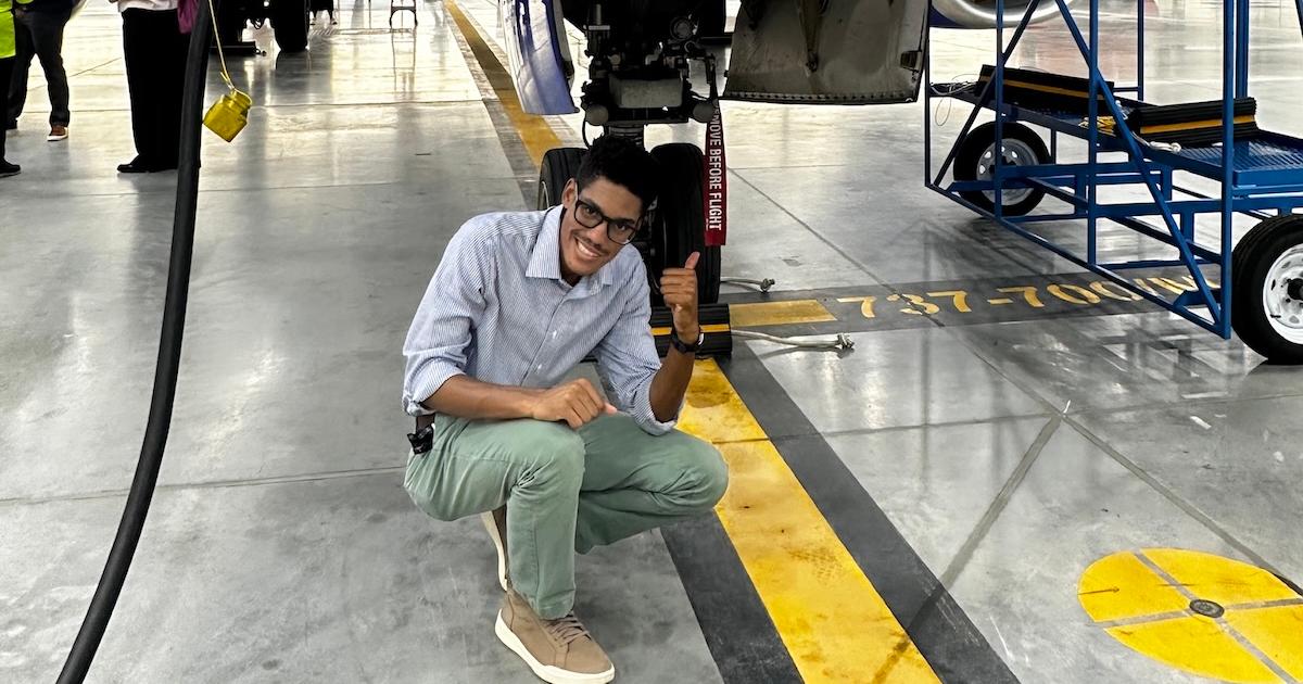 Roderick Purdy at the Maryland Aviation Administration. Photo courtesy of Roderick Purdy.
