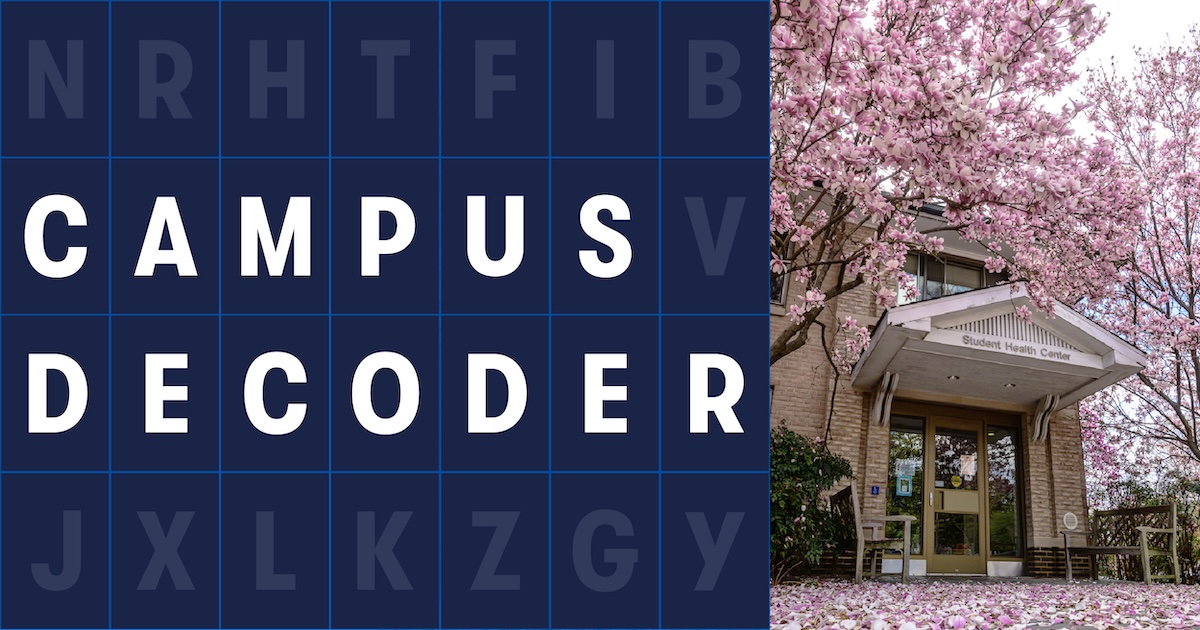 Campus Decoder graphic by Jaylene Arnold.