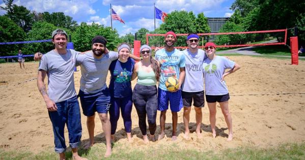 Team photo of School of International SERVE-ice. Photo by Jeff Watts.