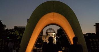 Getty Image of the memorial in Hiroshima.