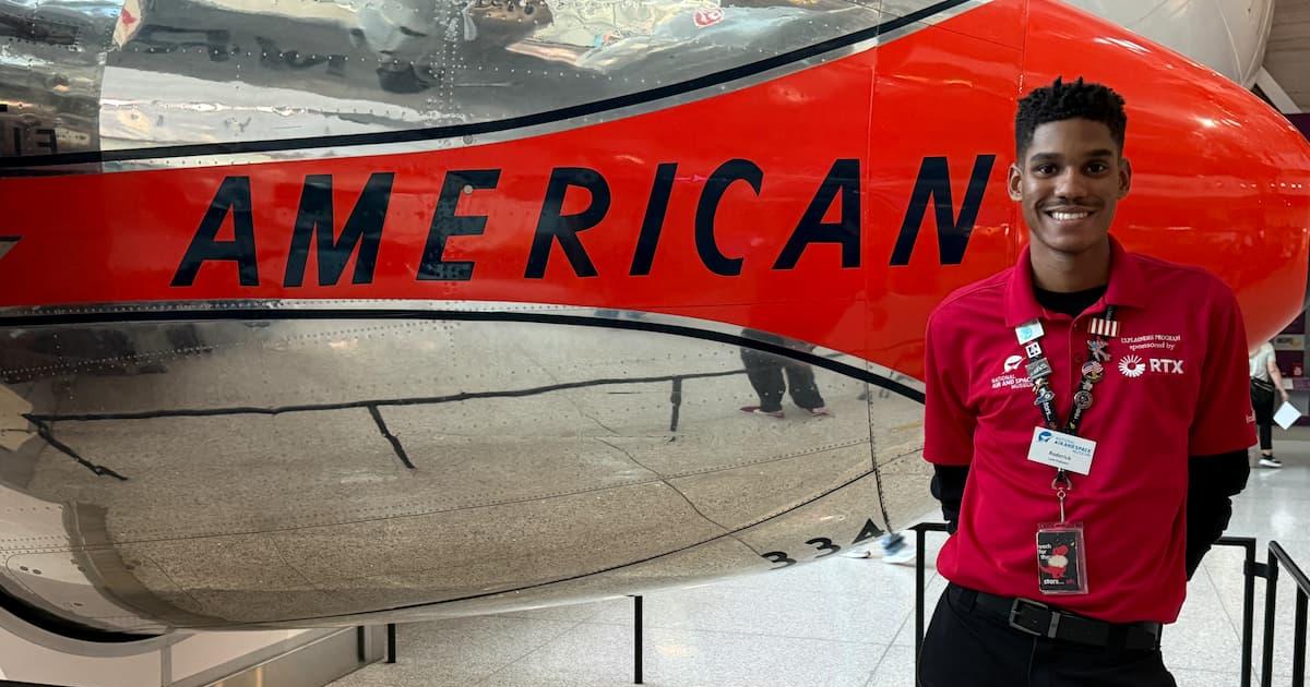 Roderick Purdy at the Smithsonian Air and Space