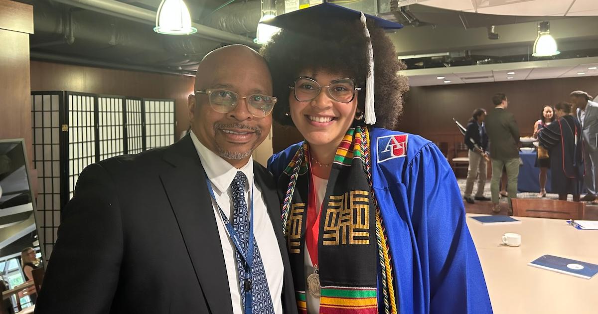 Don Tapp and Jadyn Newman. Photo courtesy of Don Tapp. 