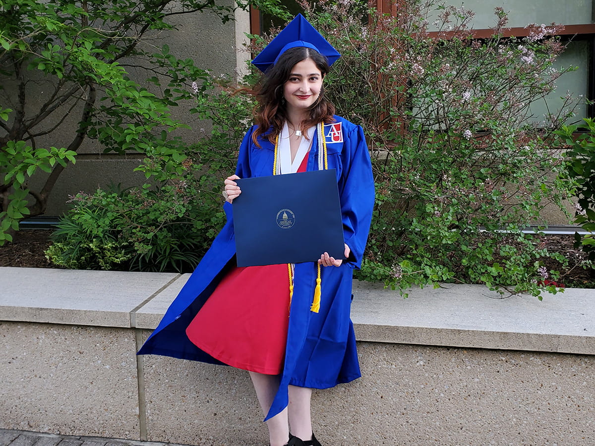 AU graduate Lori Younissess