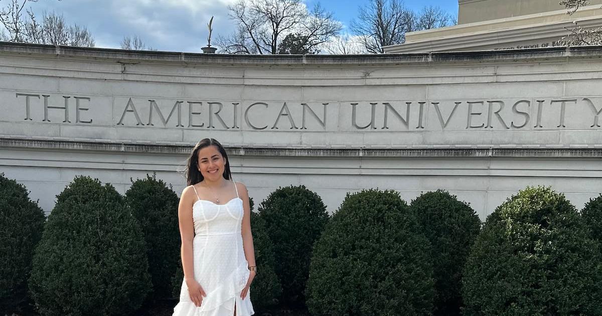Malazia Cepero, one of 10 District Scholars set to graduate in May. Photo courtesy of Malazia Cepero.
