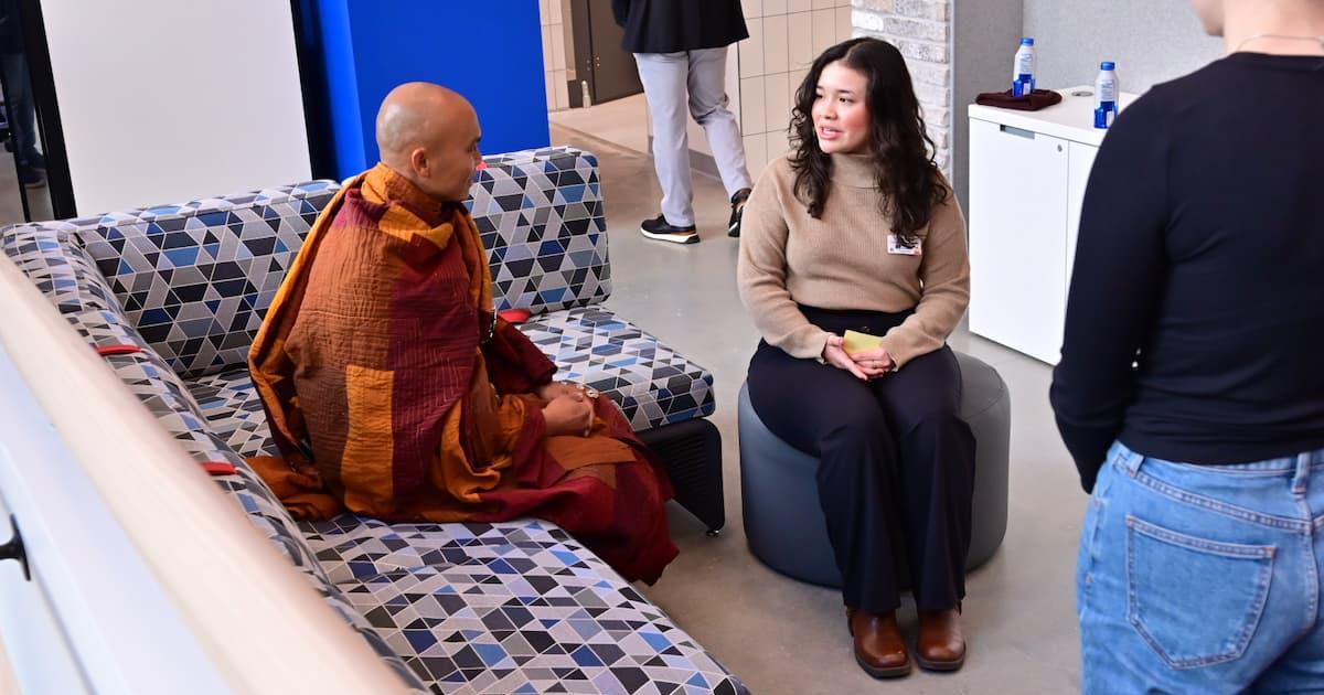 Bhikkhu Pannakara and Conny Galvez