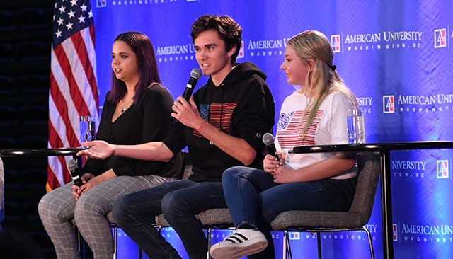 Parkland students at bender arena