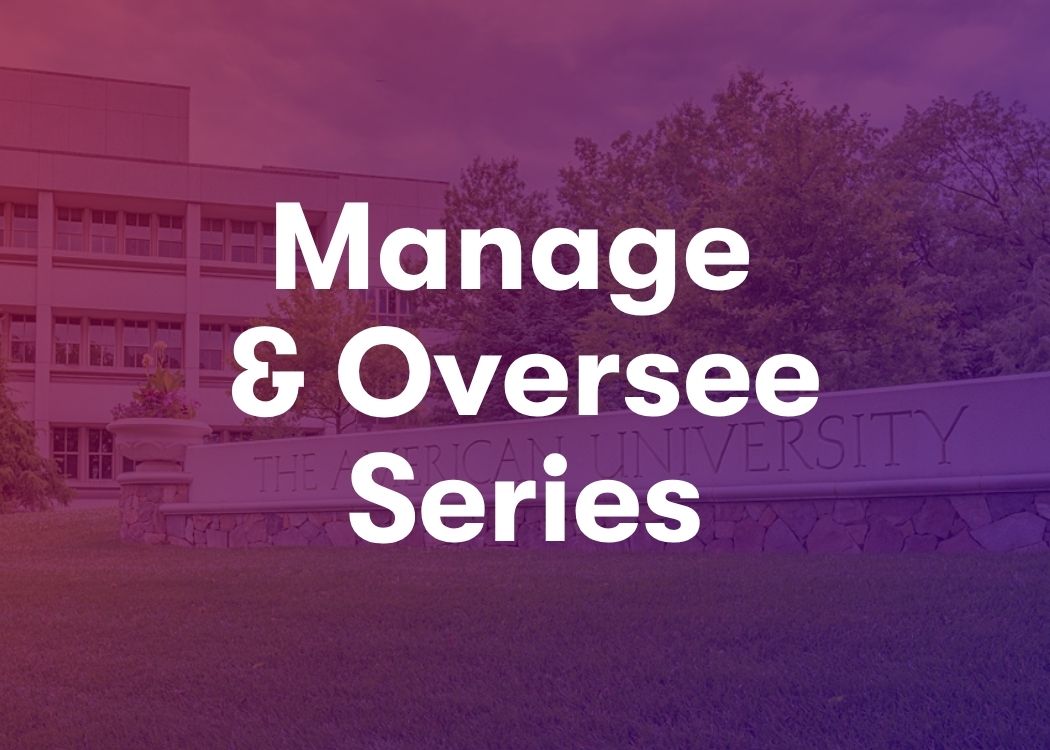 Manage & Oversee Series