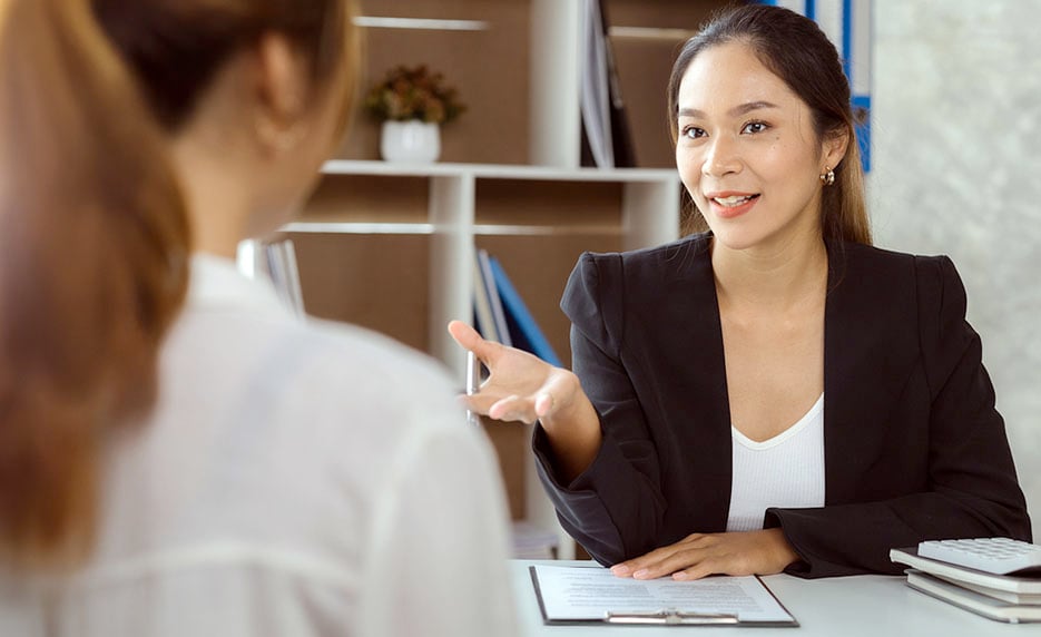 PHR Certification Business woman addressing others