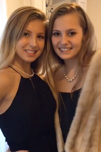 Emily with a friend