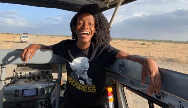 AU Abroad student in Kenya