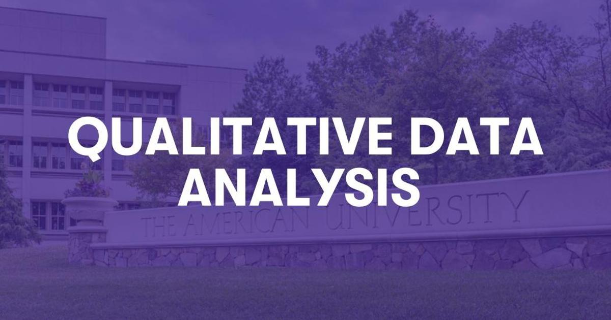 Title: Qualitative Data Analysis