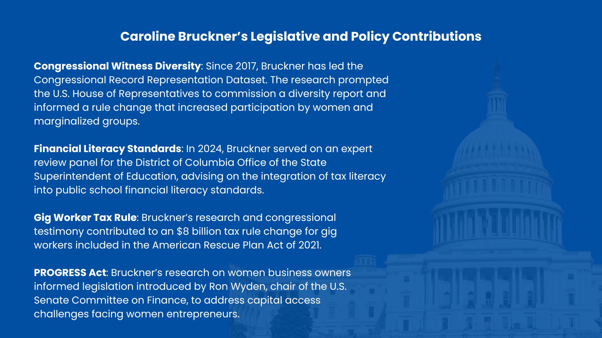 AU Thought Leader Caroline Bruckner