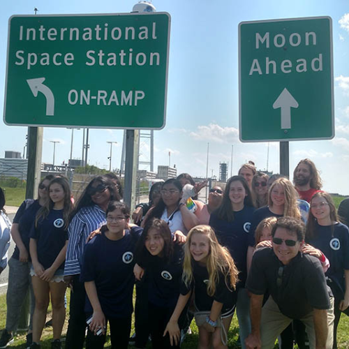 Students at NASA.