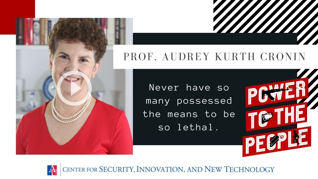 Title slide for Power to the People book interview with Prof. Cronin