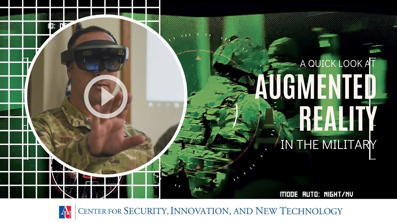 Title slide for quick video on augmented reality - click to play