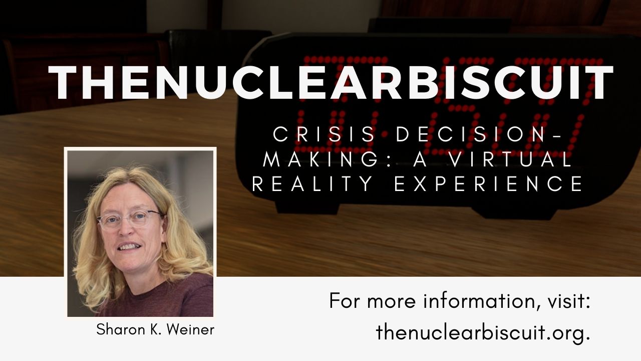 Title slide for Sharon Weiner's research site - the Nuclear Biscuit - click to view
