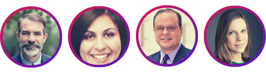 headshotssept14 Moderated by Josh Rovner. Panelists include Ashley Gorski, Sikina Hasham, and Alex Joel.